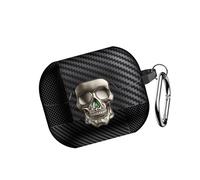 Coque de protection moderne en forme de crâne pour Buds 3 - Étui professionnel flexible - Absorption des chocs - Accès précis au port - Coque antichoc en TPU pour écouteurs