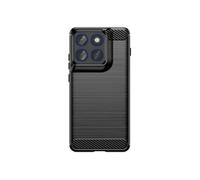 Coque pour Motorola Edge 70 Silicone Souple et Antichoc Noir