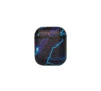 Coque de protection multicolore avec mousqueton pour Apple AirPods 1 / 2 - Lightning, noir&bleu