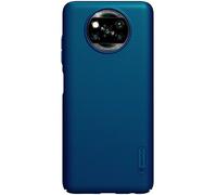 Coque De Protection Nillkin Pour Xiaomi Poco X3 Nfc - Texture Givrée, Bleu Paon