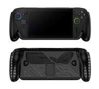 Coque de protection personnalisée avec support intégré pour ROG pour Xbox AllyX, conçue pour protéger votre appareil et faciliter l'utilisation des mains (noir)