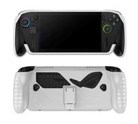 Coque de protection pliable avec support pour console ROG Xbox AllyX, offrant résistance et protection contre les rayures tout en conservant l'accès au port (blanc)