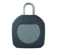 Coque de protection portable en silicone pour haut-parleur JBL Clip3, résistante aux chocs et à la sueur pour un style de vie actif (gris foncé)