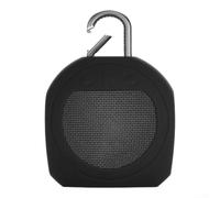 Coque de protection portable en silicone pour haut-parleur JBL Clip3, résistante aux chocs et à la sueur pour un style de vie actif (noir)