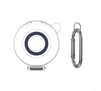 Coque de protection portable pour chargeur Oura Ring Gen3, étui de protection en TPU avec design compact pour les voyages et un usage quotidien, pour base de charge Oura Ring Gen3 (gris)