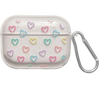 Coque de protection pour AirPods 3, Transparent TPU Une pièce Étui avec porte-clés Étui pour écouteurs pour AirPods 3 2021 Boîte de chargement - Couleur d'amour 02