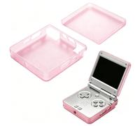 Coque de protection pour Anbernic RG SP, coque de protection intégrale imprimée en 3D, anti-chute et antichoc pour console de jeu portable RG SP rétro, rose transparent