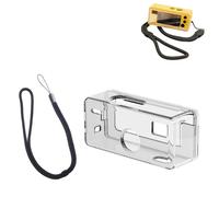 Coque de protection pour appareil photo Kodak 1987, coque rigide transparente en polycarbonate, anti-jaunissement, anti-choc, anti-poussière, ultra fine, moulée avec précision avec dragonne