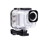 Coque de protection pour appareil photo sous-marine, boîtier étanche en verre trempé pour Insta360 Go Ultra Compact Transparent pour la plongée et le sport (machine complète)