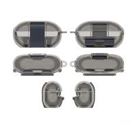 Coque de protection pour Beats Solo Buds, coque rigide en ABS résistant aux chocs, coque de transport compacte pour écouteurs (gris)