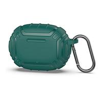 Coque de Protection pour Beats Studio Buds, Coque Souple en TPU pour écouteurs Coque avec Porte-clés, Anti-Chute, Ouverture précise, Pochette de Transport Portable (Vert)