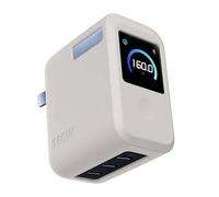 Coque de protection pour chargeur Anker Prime 160 W 3 ports USB-C GaN, coque en silicone pour chargeur Anker 160 W, antichoc et antidérapant, Smart Display Pro Cover (gris)