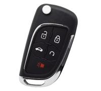 Coque de Protection pour clé à Rabat modifiée à 5 Boutons pour Chevrolet Equinox Malibu Cruze Impala Caprice SS Spark Trax pour Buick Allure