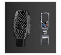 Coque de Protection pour clé de Voiture en Fibre de Carbone Mitre, Compatible avec Mercedes Benz Classe ABCES W204 W205 W212 W213 W176 GLC CLA AMG W177 (Lot de 2)