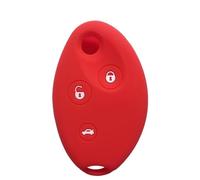 Coque De Protection pour e Voiture en Silicone À 3 Boutons pour Citroën C3 C4 C5 C6 C8 pour Xsara pour Picasso pour Saxo(Red)