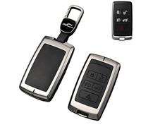 Coque de protection pour e voiture noire compatible avec Land Rover 2018-2023, Range Rover Sport Evoque, Velar, Discovery, Vogue Jaguar E, I-PACE Discovery à 5 boutons