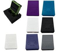 Coque de protection pour console de jeu GKD PIXEL2 - Housse de protection portable rétro anti-rayures, anti-poussière et antichoc (gris)