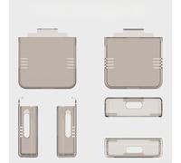 Coque de protection pour console de jeu portable - 8,8 x 8,5 x 2,8 cm - Coque rigide en PC pour MIYOO Flip, protection intégrale à 360 °, absorption des chocs anti-collision, utilisation en voyage et