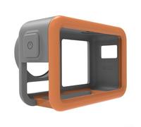 Coque de protection pour DJI Action 5 Pro, boîtier en TPU + PC résistant aux rayures, ajustement précis avec accès aux boutons, noir (orange-gris)