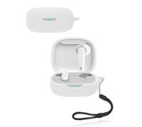 Coque de protection pour écouteurs intra-auriculaires sans fil JBL Wave Flex 2, étui en silicone souple imperméable, résistant aux chocs et aux rayures, idéal pour une protection quotidienne, blanc