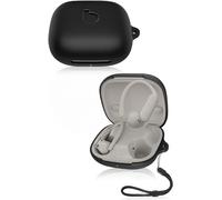 Coque de protection pour écouteurs sans fil Beats Powerbeats Pro 2, étui en silicone souple avec cordon Doux pour la peau et durable, noir