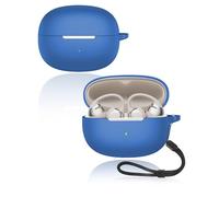 Coque de protection pour écouteurs sans fil SHOKZ OpenDots One, coque en silicone souple avec cordon de serrage, douce pour la peau et durable, bleu
