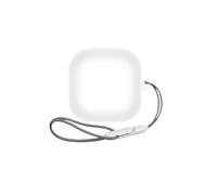 Coque de protection pour écouteurs sans fil Sony LinkBuds Clip - Coque souple en silicone compatible avec LinkBuds Clip - Housse de protection antichoc (blanc)