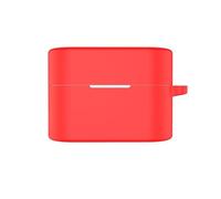 Coque de protection pour écouteurs sans fil Sony WF-1000XM6, coque antichoc en silicone avec mousqueton, protection intégrale contre la poussière pour accessoires de boîtier de charge (rouge)
