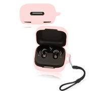 Coque de protection pour écouteurs sans fil Soundcore P30i, coque en silicone souple avec cordon - Doux pour la peau et durable, rose