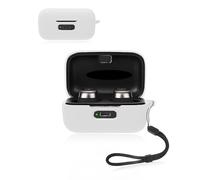 Coque de protection pour écouteurs Sennheiser Momentum True Wireless 4, coque en silicone souple imperméable, résistante aux chocs et aux rayures, idéale pour une protection quotidienne, blanc