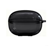 Coque de protection pour écouteurs Shokz OpenDots 2, résistante aux rayures et à l'usure, accessoires de rangement (noir) transparent