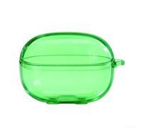 Coque de protection pour écouteurs Shokz OpenDots 2, résistante aux rayures et à l'usure (vert transparent)