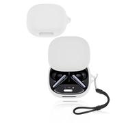 Coque de protection pour écouteurs Soundcore Liberty 4 Pro, coque en silicone souple imperméable, résistante aux chocs et aux rayures, idéale pour une protection quotidienne, blanc