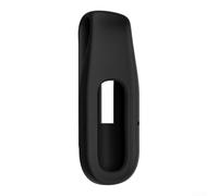 Coque de protection pour Fitbit Air, étui coloré en silice pour Google pour Fitbit Air Clip en acier, coque de protection fonctionnelle style de vie (noir)