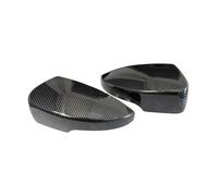 Coque de protection pour Focus 3 pour MK3 2012-2018 SE/ST/RS uniquement Version Amérique du Nord pour rétroviseur de voiture (noir brillant) (aspect carbone)