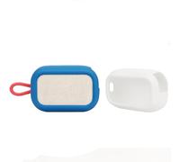 Coque de protection pour haut-parleur SoundCore Select 4 Go compatible Bluetooth - Housse de protection en silicone portable - Étui de rangement de voyage résistant aux chocs - Accessoires (blanc)