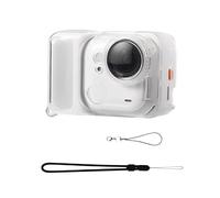 Coque de protection pour Insta360 GO Ultra en TPU avec capuchon d'objectif et cordon pour appareil photo Insta 360 GO Ultra Action Camera (transparent)