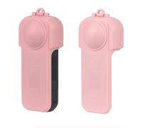 Coque de protection pour Insta360 X5, objectif et protecteur d'écran, capuchon d'objectif pour caméra de sport X5, protection d'écran, anti-poussière et anti-rayures (rose)