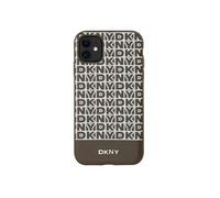 Coque de Protection pour iPhone 11 à Bande Inférieure MagSafe DKNY Marron