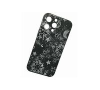 Coque de protection pour iPhone 14 Pro Max, belle nuit étoilée, protection intégrale, noir