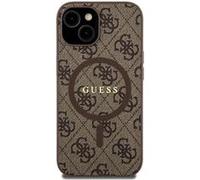 Coque de Protection pour iPhone 15 Plus MagSafe Imprimé 4G Guess Marron Marron G