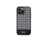 DKNY Coque de Protection pour iPhone 15 Pro Max à Bande Inférieure Noir
