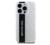 Coque de Protection pour iPhone 16 Pro Max Motif Carbone Mercedes AMG Blanc