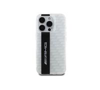 Coque de Protection pour iPhone 16 Pro Motif Carbone AMG Blanc