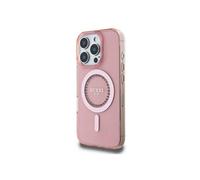 Coque de Protection pour iPhone 16 Pro Strass Ring MagSafe Rose