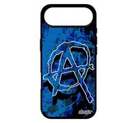 Coque De Protection Pour Iphone 17 Air Silicone Anarchie Graphique Metal Tague Tag Bleu Tattoo Punk Rock Solide Made In France