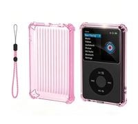 Coque de protection pour lecteur MP3 lnnioasis Y1, coque transparente en TPU souple, anti-rayures, anti-chocs, housse ajustée avec dragonne, coins épais, protection complète pour lnnioasis Y1, rose