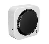 Coque de protection pour Mac Mini M4/M4 Pro 2024, en silicone souple, anti-rayures, résistante aux chocs, à la poussière (blanc)