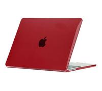 Coque de protection pour MacBook Pro 14"" - M5/M4/M3/M2 Rouge - Effet Brillant - Ventilée