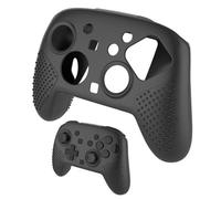 Coque de protection pour manette de jeu Nintendo Switch 2 Pro, en silicone souple, résistante aux chocs, aux rayures, noire